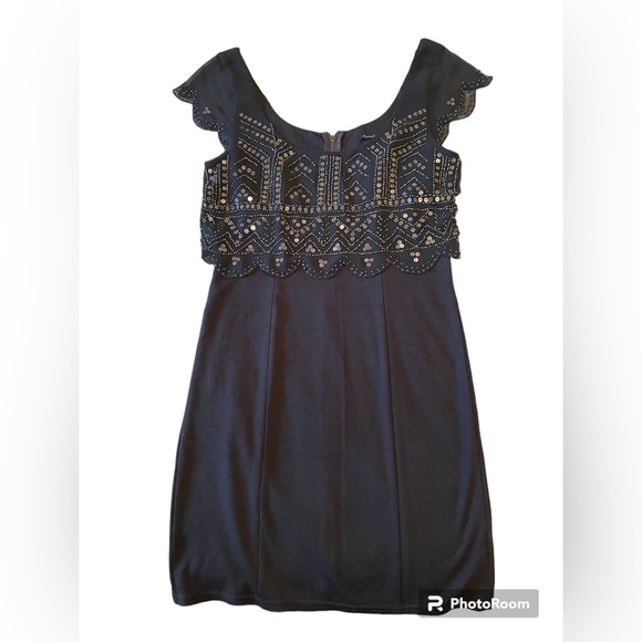 American Eagle Grey Sequin Bodycon Dress - Picture 1 of 6